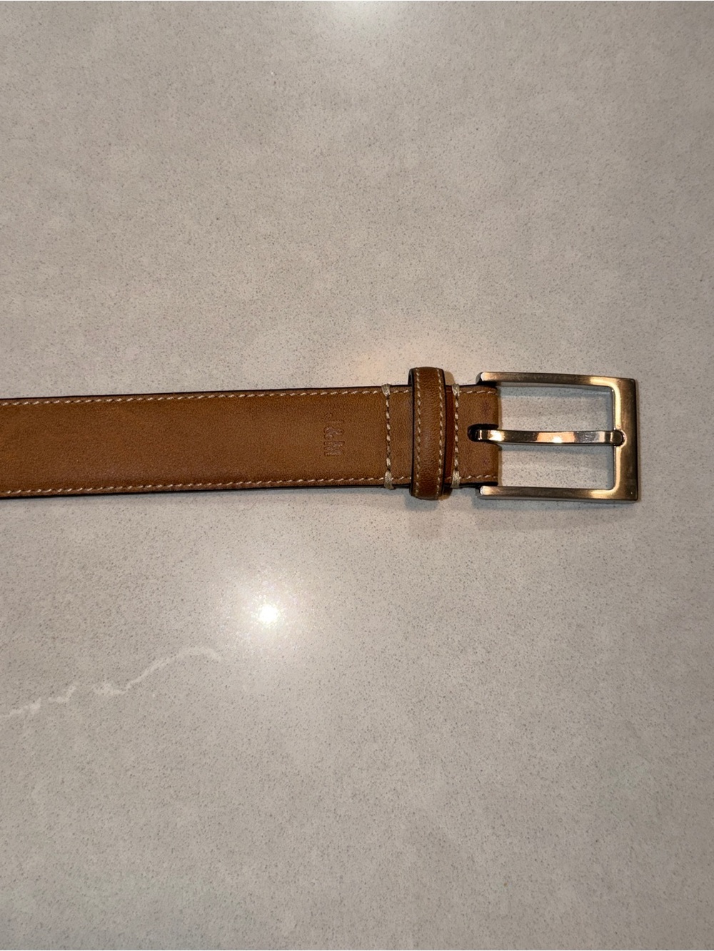 Johnston & Murphy Brown Boys Belt 26 (size 10)